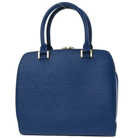 Louis Vuitton Blue Epi Pont Neuf Handbag - Picture 1 of 10